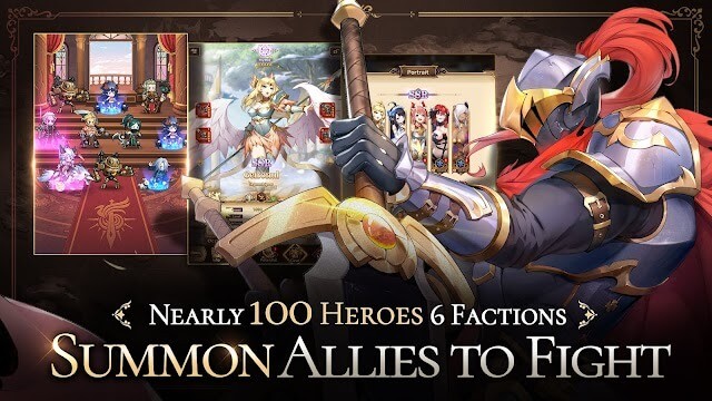 Triệu hồi gần 100 anh hùng thuộc 6 phe phái để chiến đấu