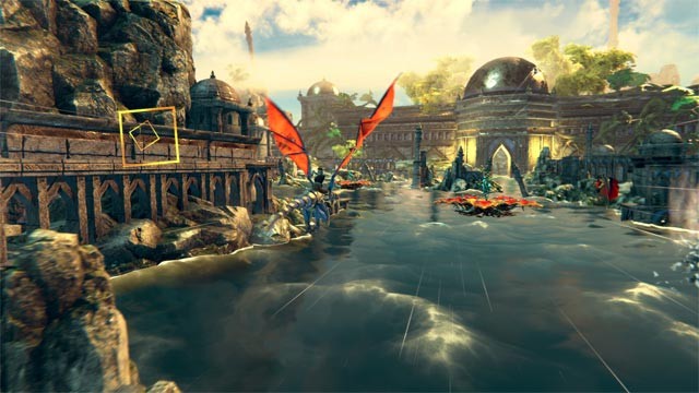 Chất lượng đồ họa đã được nâng lên đáng kể trong bản remake của Panzer Dragoon