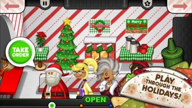 Quản lý cửa hàng bánh Taco trong game Papa's Taco Mia To Go!