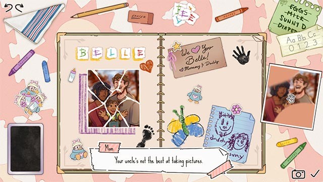 Paper Trails là game giải đố với chủ đề thiết kế album ảnh về hành trình trưởng thành của Belle