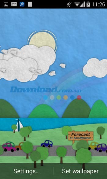 Xem trước hình nền trong Paperland Live Wallpaper