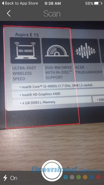 Scan tài liệu và ảnh nhanh