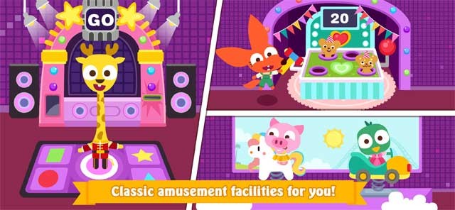 Chơi các trò chơi giải trí trong nhà như đập chuột chũi hay thú nhún