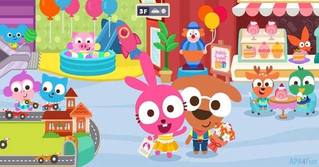 Thỏa sức mua sắm và khám phá những cửa hàng độc đáo trong game Papo Town: Mall