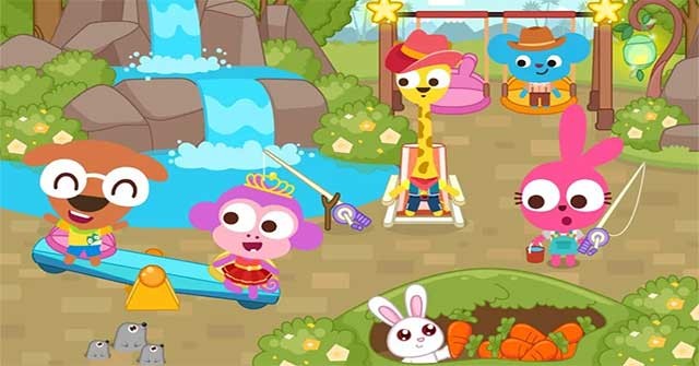 tham gia những hoạt động vui chơi bổ ích trong game Papo World Playground