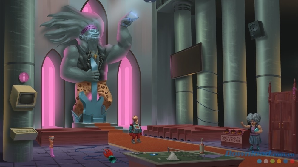 Tượng thần âm nhạc trong game phiêu lưu mới Paradigm cho máy tính và Mac