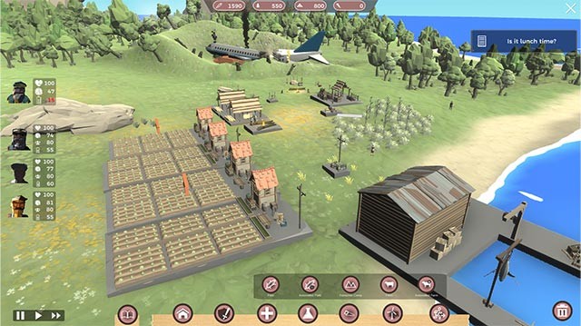 Xây dựng khu định cư mới trên đảo để bắt đầu hành trình chinh phục Paradise Away