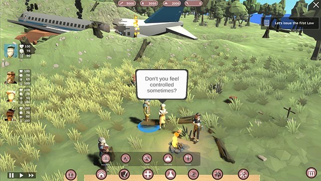 Xây dựng 1 cộng đồng đoàn kết, cùng nhau sống sót trên đảo vắng