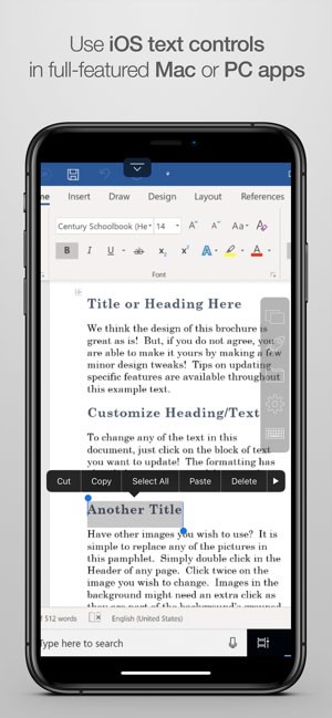 Chỉnh sửa văn bản cực mượt trên iPhone