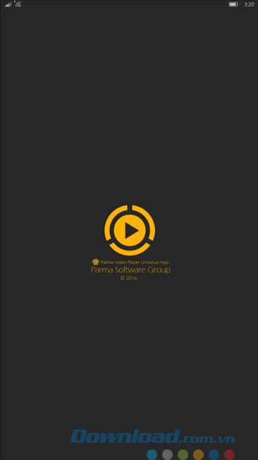 Ứng dụng Parma Video Player trên điện thoại