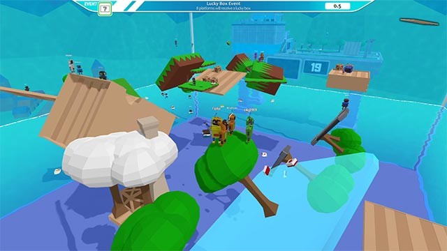 Game Party Bots đòi hỏi tốc độ và phản xạ của người chơi để loại đối thủ và trở thành người sống sót cuối cùng