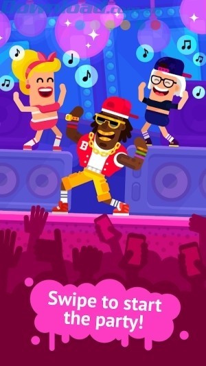 Vuốt để bắt đầu bữa tiệc