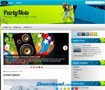 PartyNote - Mẫu Blog Thiết Kế Chủ Đề Âm Nhạc