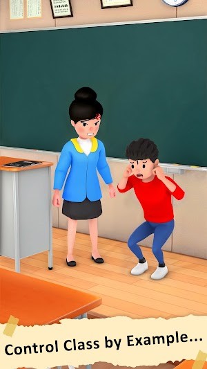 Bạn trở thành giáo viên và kiểm soát lớp học