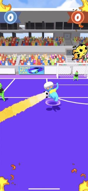 Thực hiện cú sút mạnh mẽ