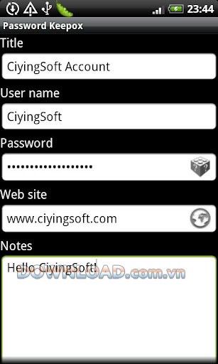 Password Keepox for Android