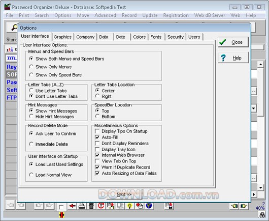 Password Organizer Deluxe
