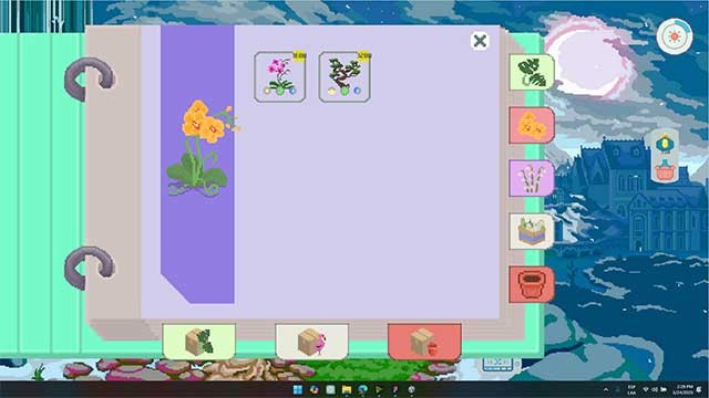 Khi cây trưởng thành, game thủ có thể cắt tỉa và bán kiếm tiền