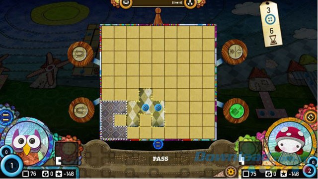 Giao diện game trí tuệ Patchwork