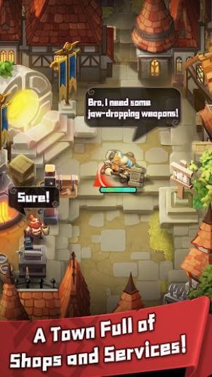 Một thị trấn với đủ các cửa hàng và dịch vụ