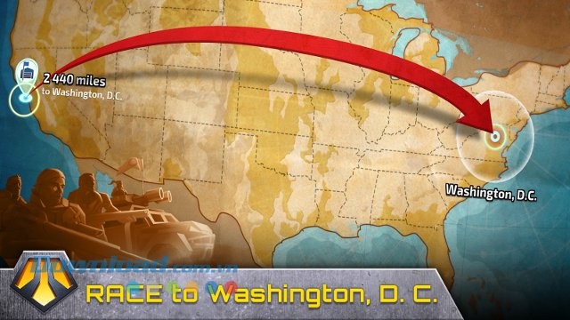 Giành lại Washington từ tay địch trong game Path of War