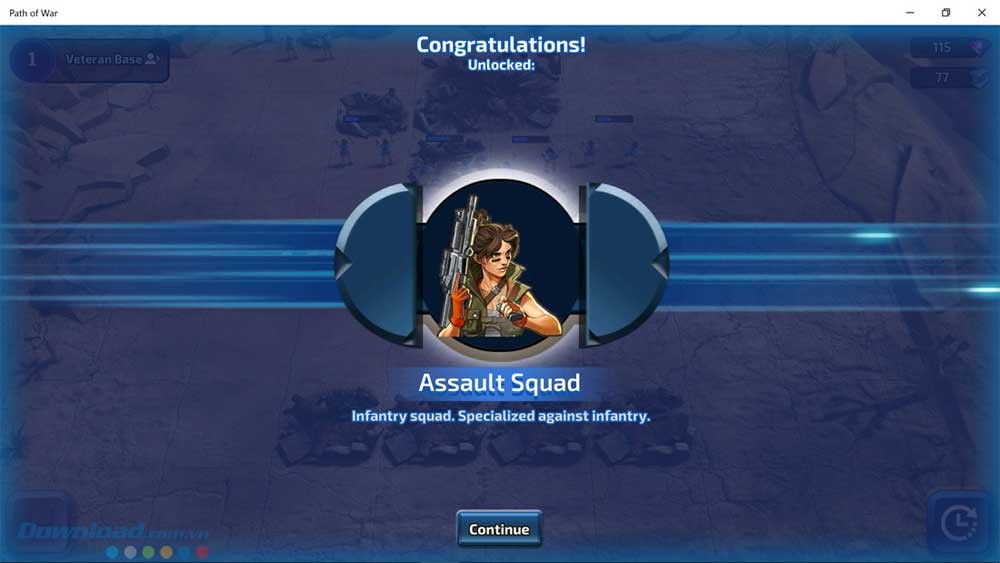 Mở khóa các nhóm lính mới