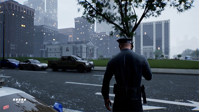 Phát triển sự nghiệp cảnh sát theo nhiều hướng trong khi chơi Patrol Simulator