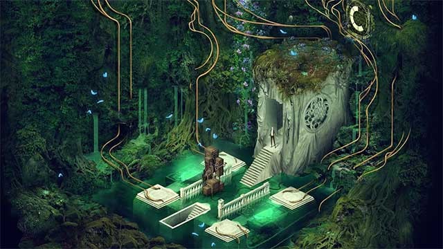 Hướng dẫn nhân vật chính bí ẩn đi khám phá một thế giới siêu thực