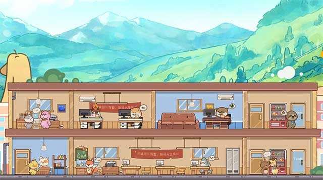 Càng thêm nhiều nội thất, hành vi của động vật càng phong phú