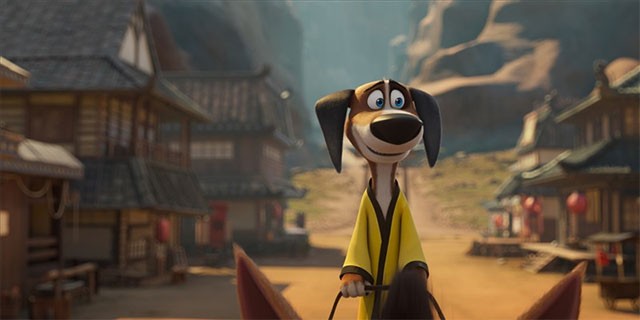 Nhân vật chính trong phim Paws of Fury: The Legend of Hank là chú chó Hank