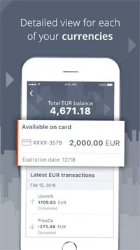 Xem số dư ở nhiều đơn vị tiền tệ