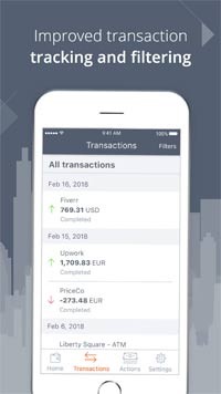 Theo dõi và lọc giao dịch