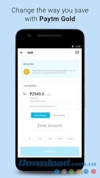 Paytm cho Android: Thay đổi thói quen tiết kiệm