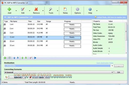 PC 3GP To MP3 Converter