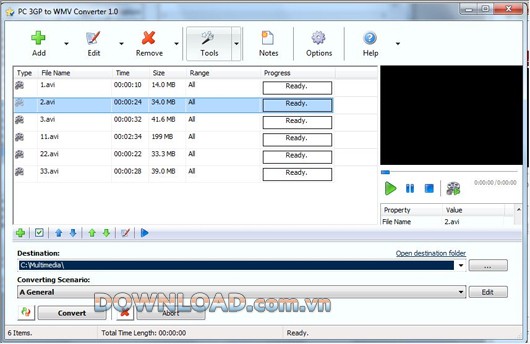 PC 3GP To WMV Converter