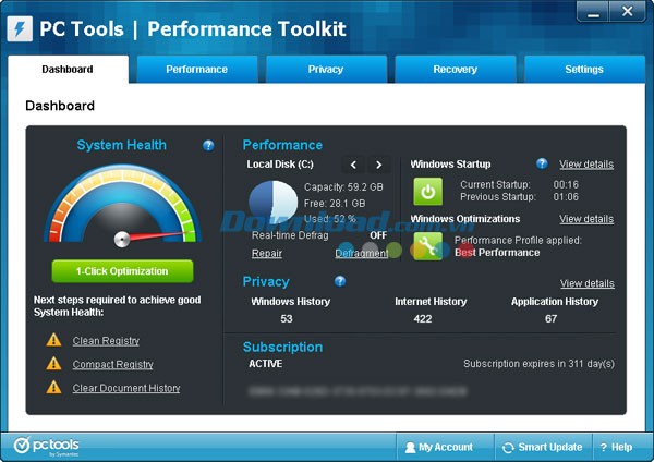 PC Tools Performance Toolkit