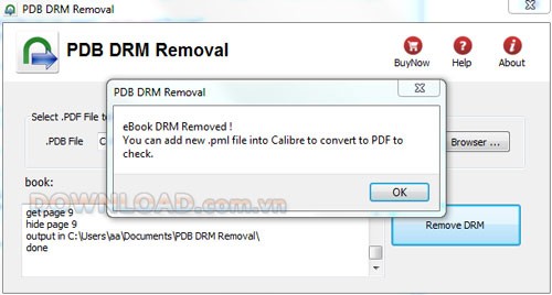 PDB DRM Removal