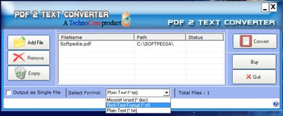 Pdf 2 Text converter