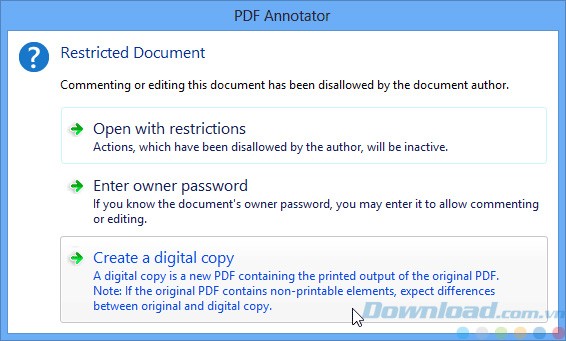 Tạo bản sao của tài liệu PDF