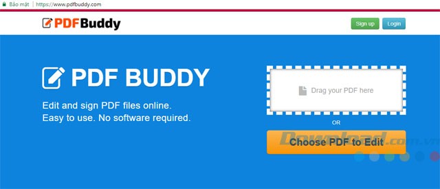 Giao diện PDF Buddy