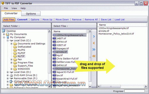 PDF TIFF Tools - TIFF to PDF Converter