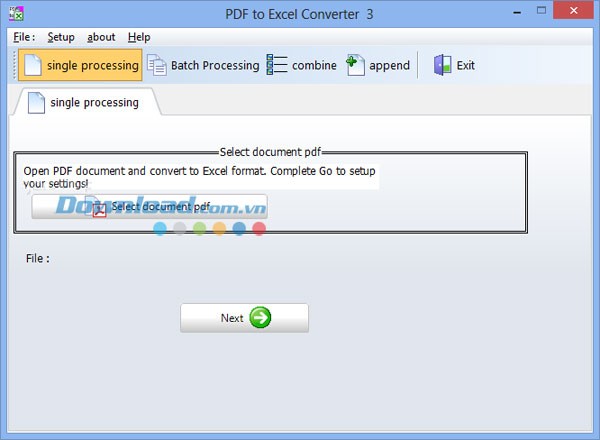 PDF to Excel Converter