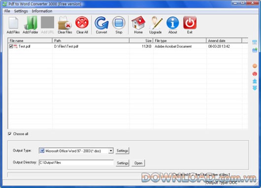 Pdf to Word Converter 3000