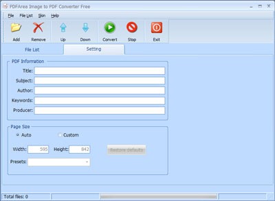 PDFArea Image to PDF Converter Free
