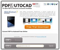 PDF to DWG/DXF Converter - Convert PDF to AutoCAD Online