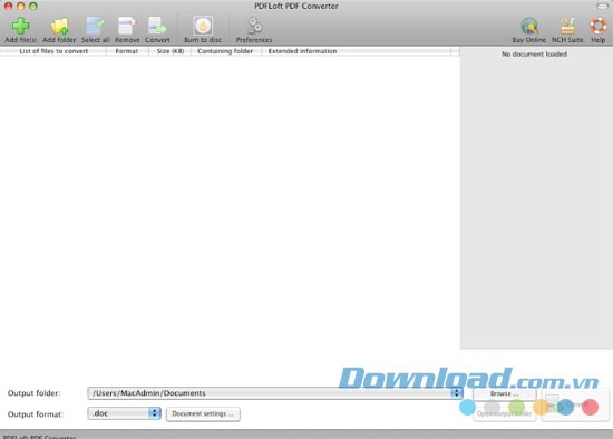 PDFLoft PDF Converter for Mac