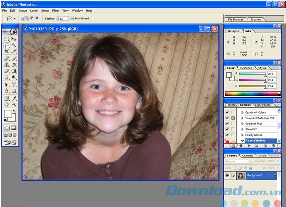 Thao tác như 1 tính năng trên Photoshop