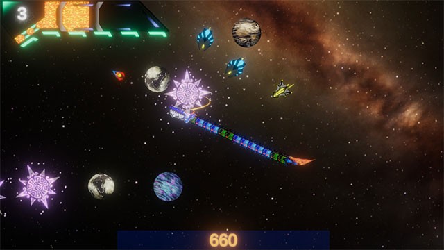 Điều khiển rồng thiêng làm chủ vũ trụ bao la trong Peku The Space Dragon