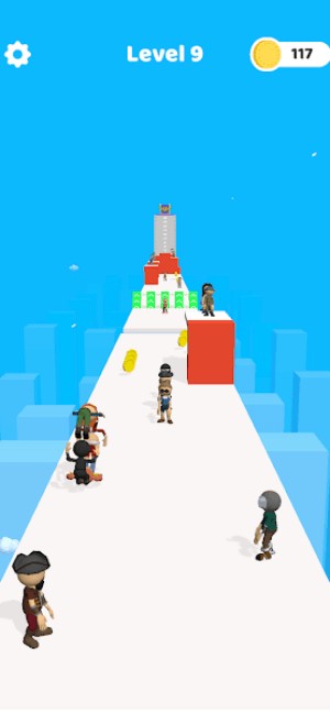 Thu thập mọi người trên đường vào đội của mình