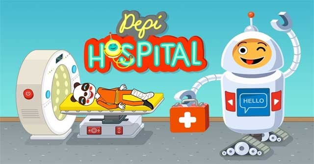 Trong game giáo dục Pepi Hospital cho Android, bé sẽ được khám phá một bệnh viện lớn